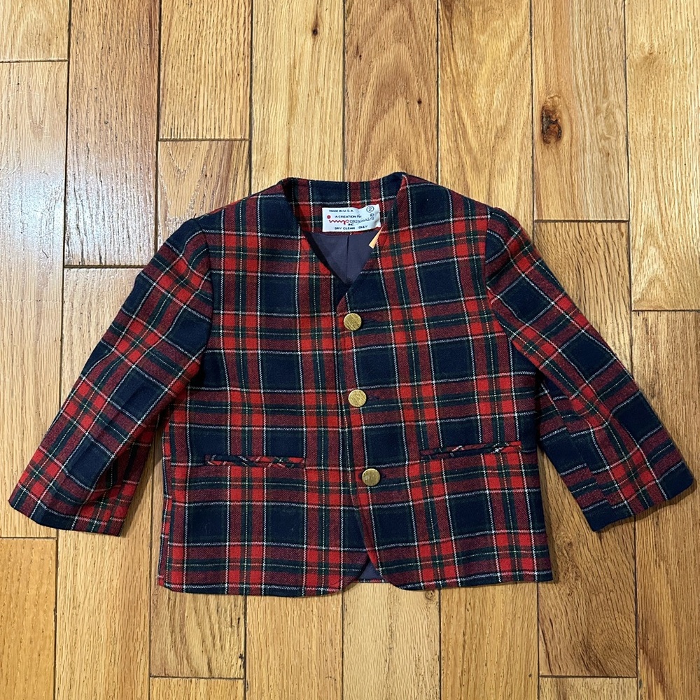 Plaid Blazer by IMP Originals